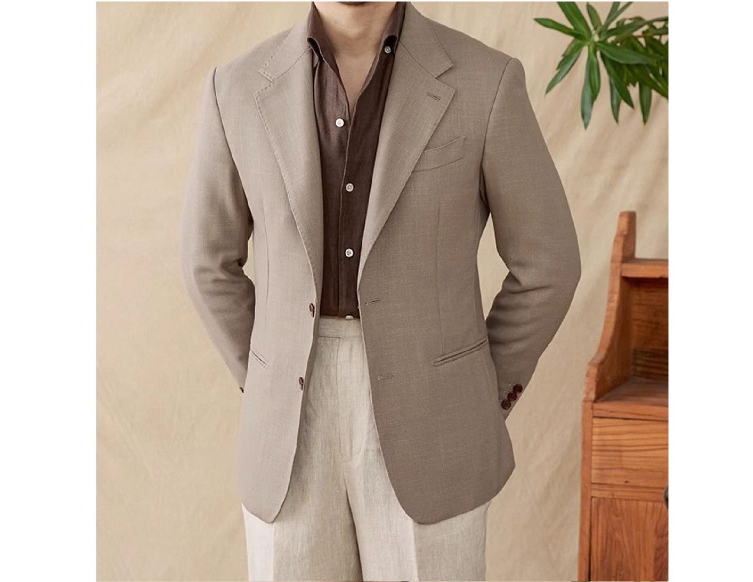 Áo Suit Hemp Vest - Thiết kế The Las